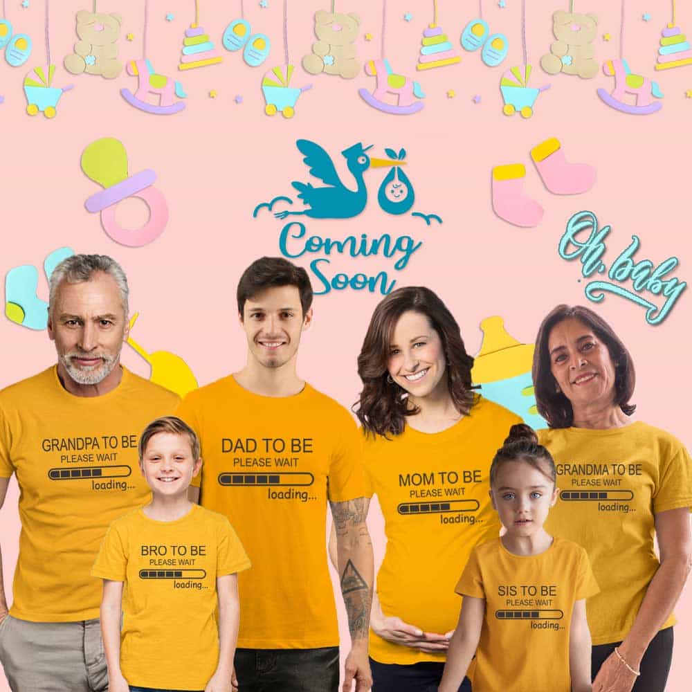 Baby Loading Funny Baby Shower Tshirts
