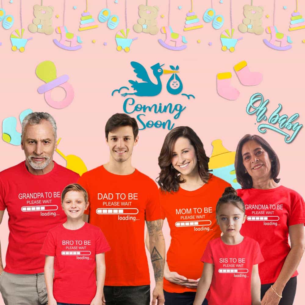 Baby Loading Funny Baby Shower Tshirts