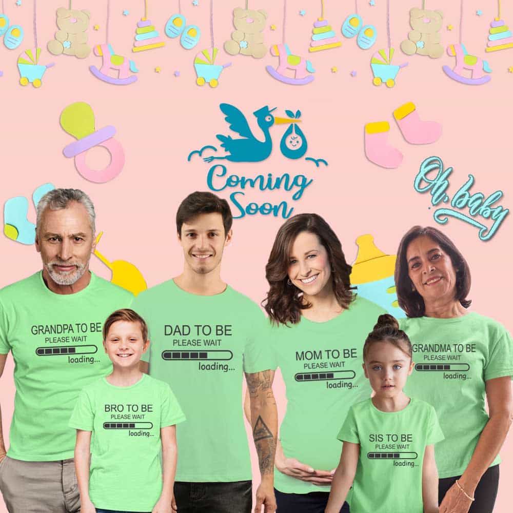 Baby Loading Funny Baby Shower Tshirts