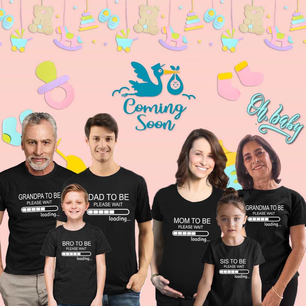 Baby Loading Funny Baby Shower Tshirts