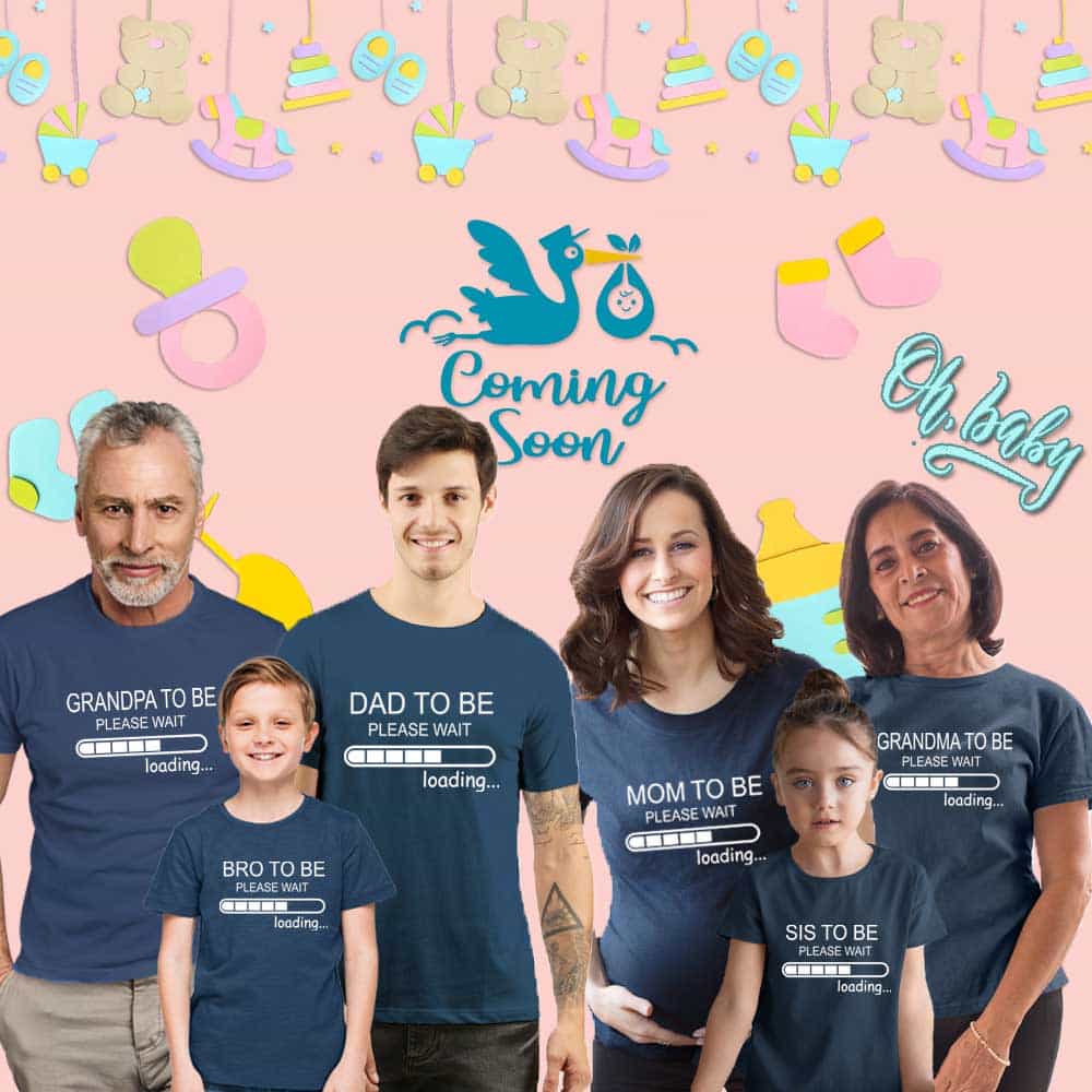 Baby Loading Funny Baby Shower Tshirts