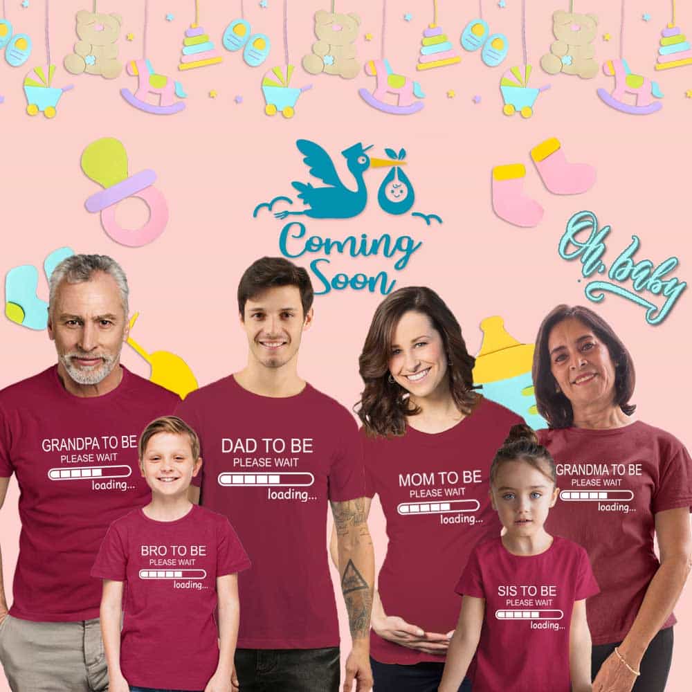 Baby Loading Funny Baby Shower Tshirts