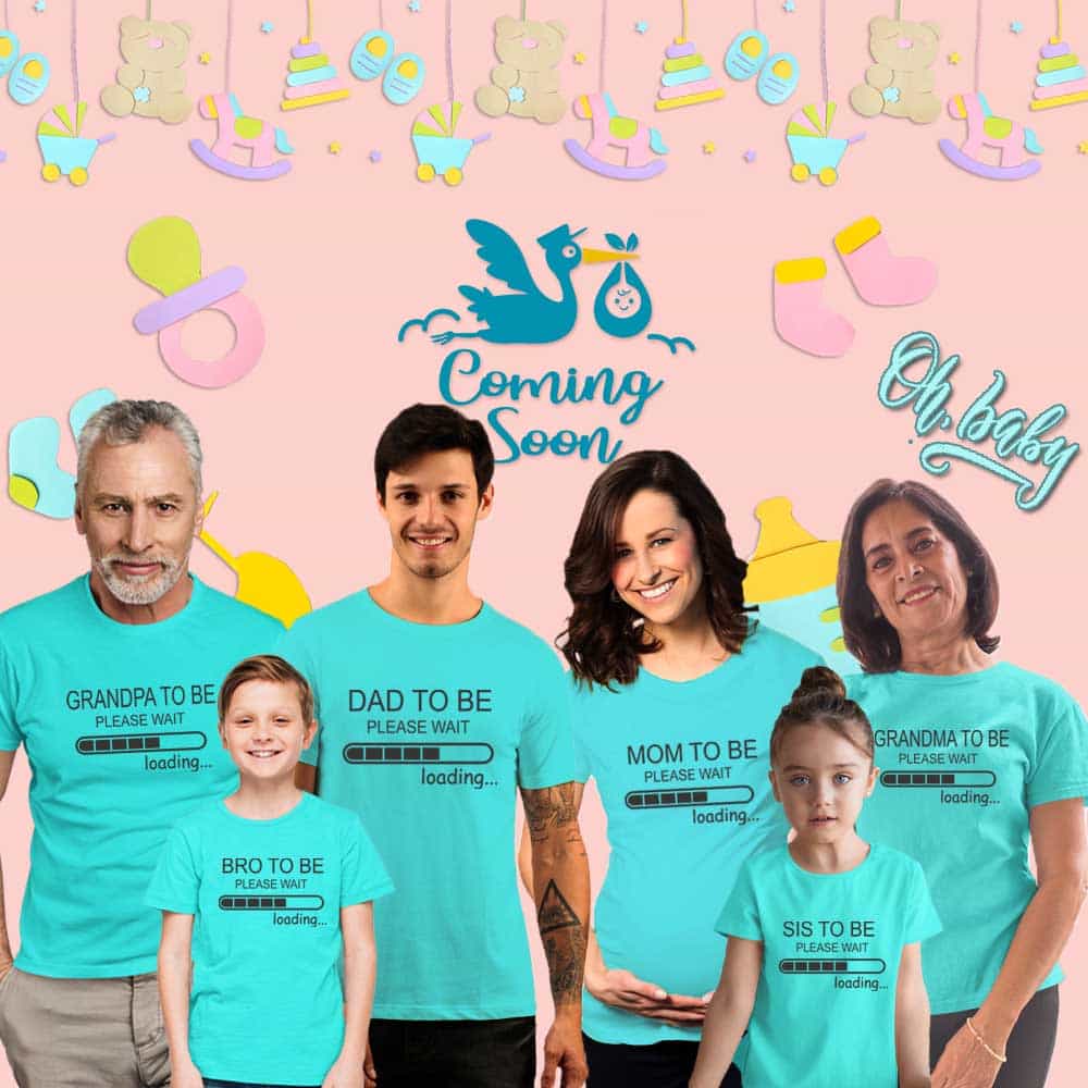 Baby Loading Funny Baby Shower Tshirts