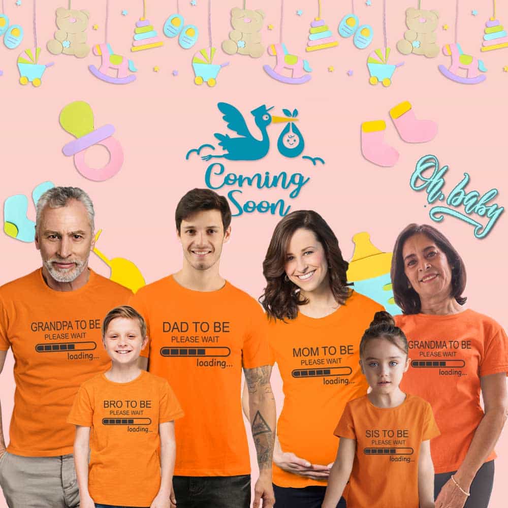 Baby Loading Funny Baby Shower Tshirts
