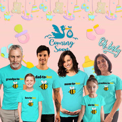 Bumble Bee Theme Baby Shower Party Tshirts