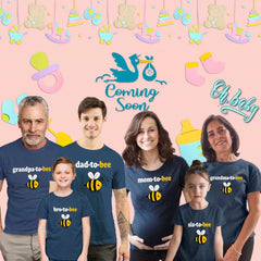 Bumble Bee Theme Baby Shower Party Tshirts