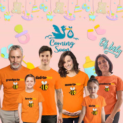 Bumble Bee Theme Baby Shower Party Tshirts