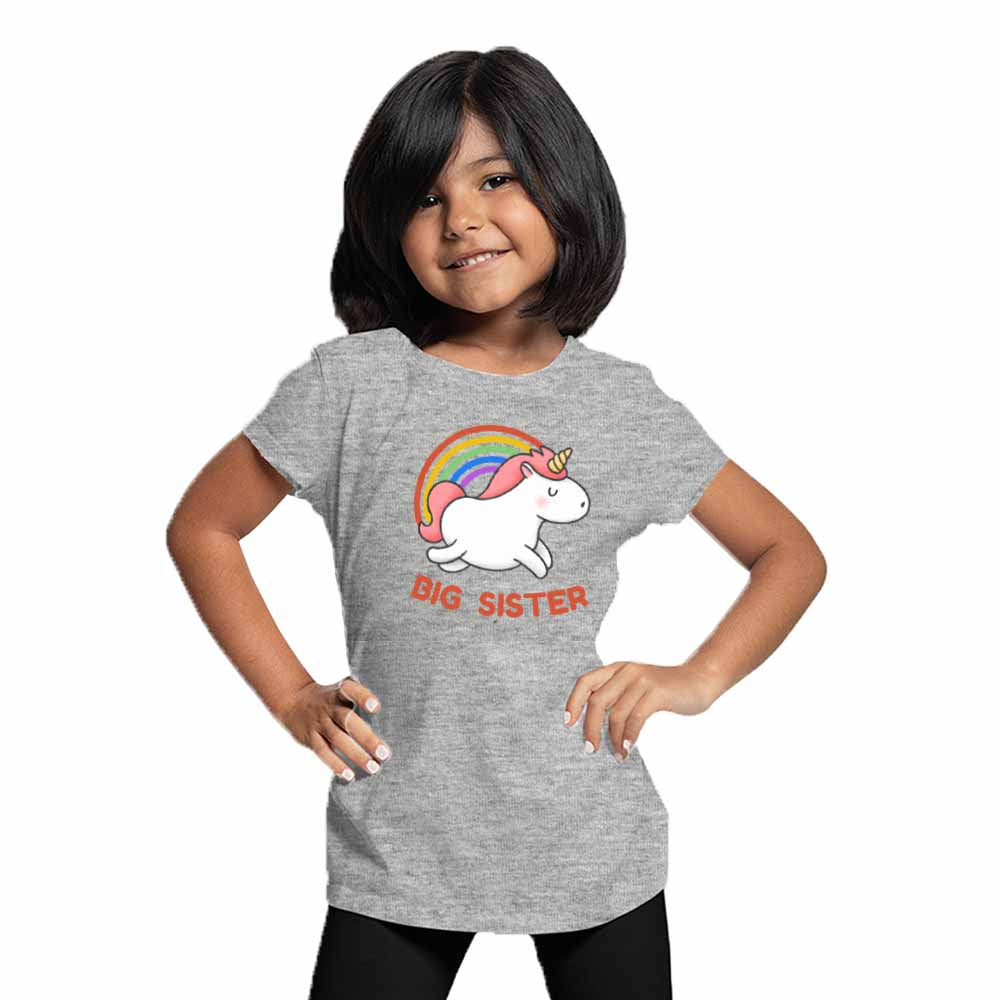 Big Sister with Unicorn T-Shirt