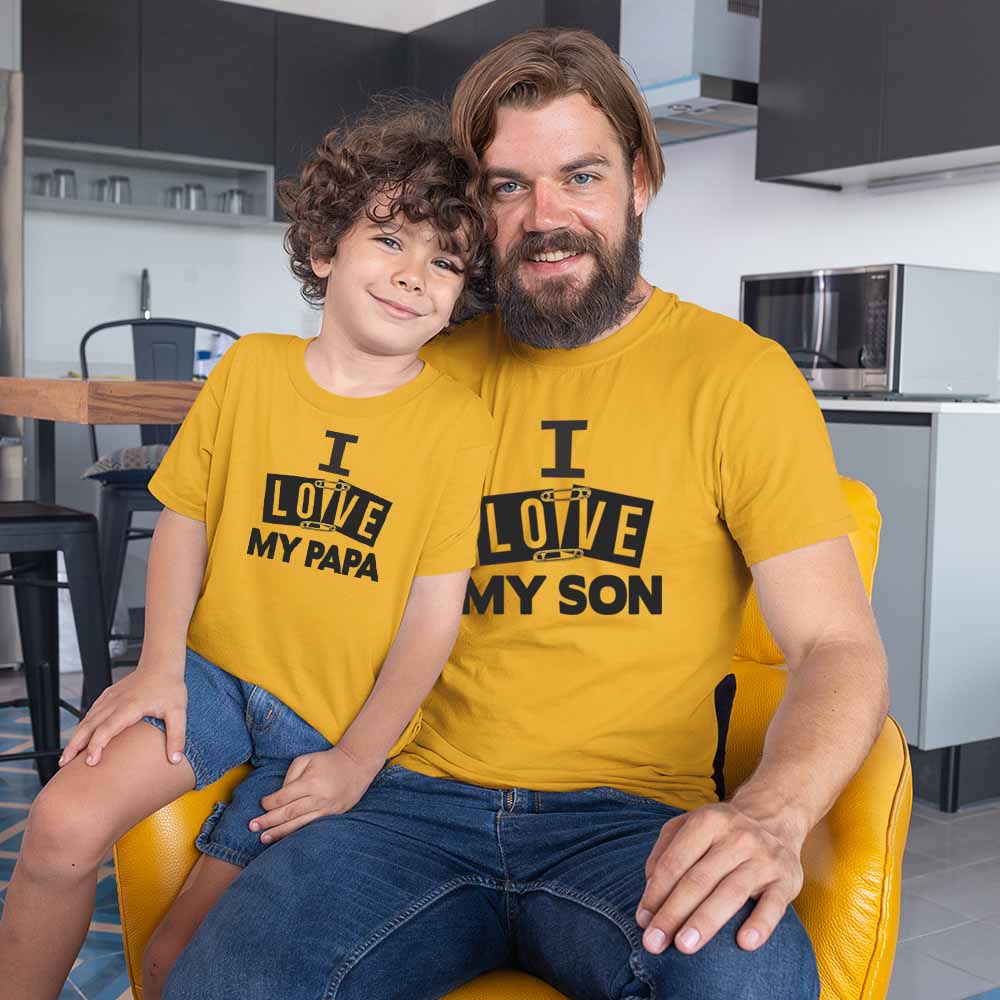 Best Pair - I Love My Papa - Son Matching Tees