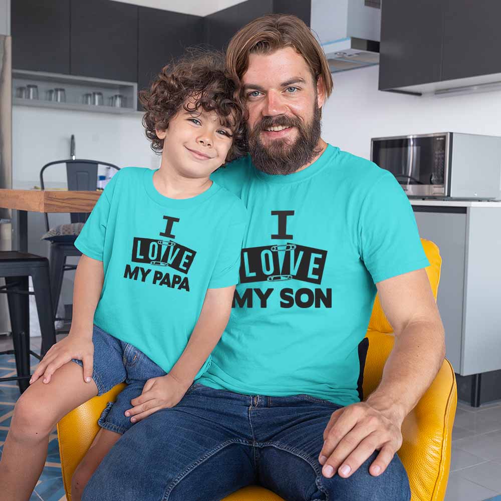 Best Pair - I Love My Papa - Son Matching Tees