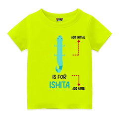 Alphabet  I Customised T Shirt
