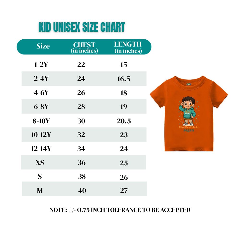 Baby's First Tricolor Moment – Personalized  Orange Tee