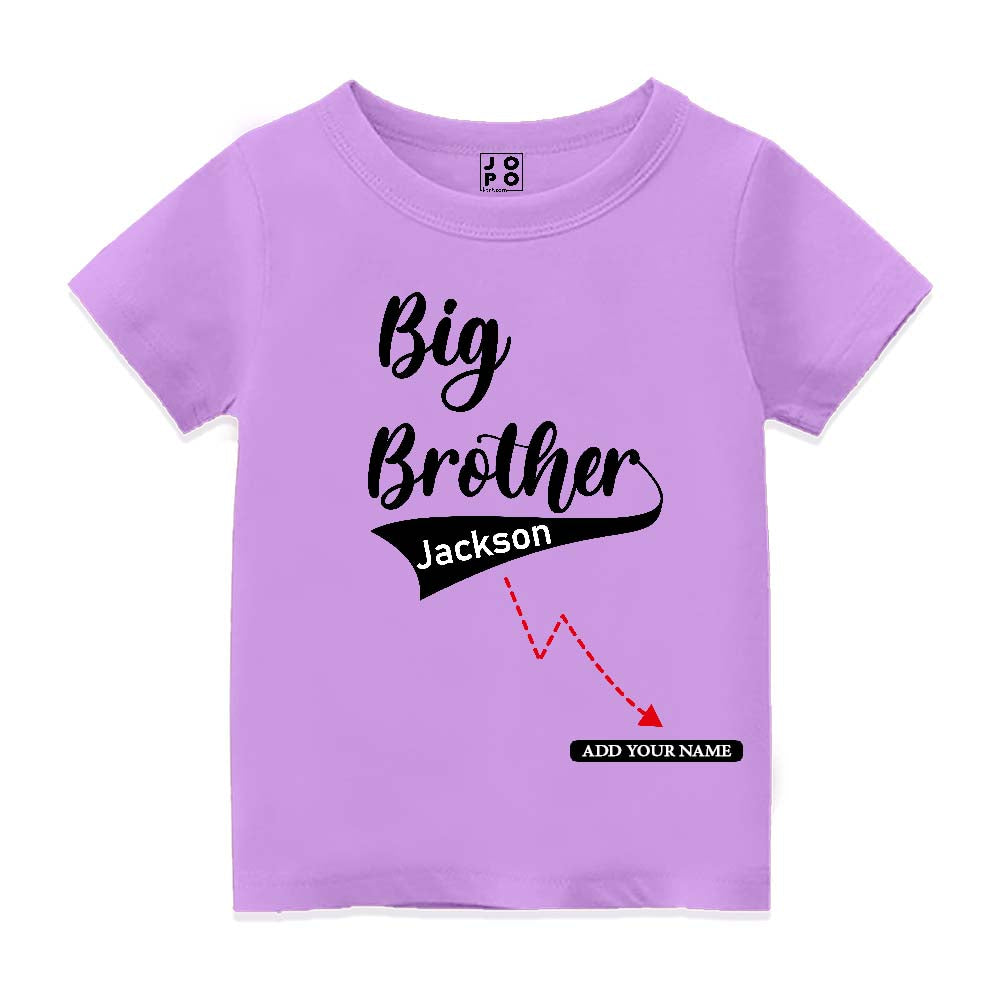 Big Brother Name customized Kids T Shirt