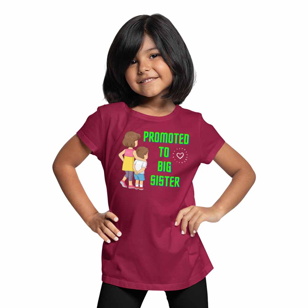 Big Sister Cartoon Design T-Shirt