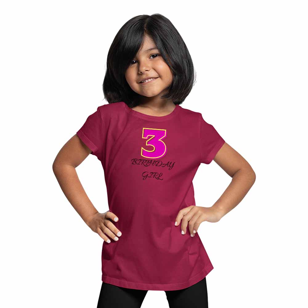 3 Birthday Theme Kids T-shirt