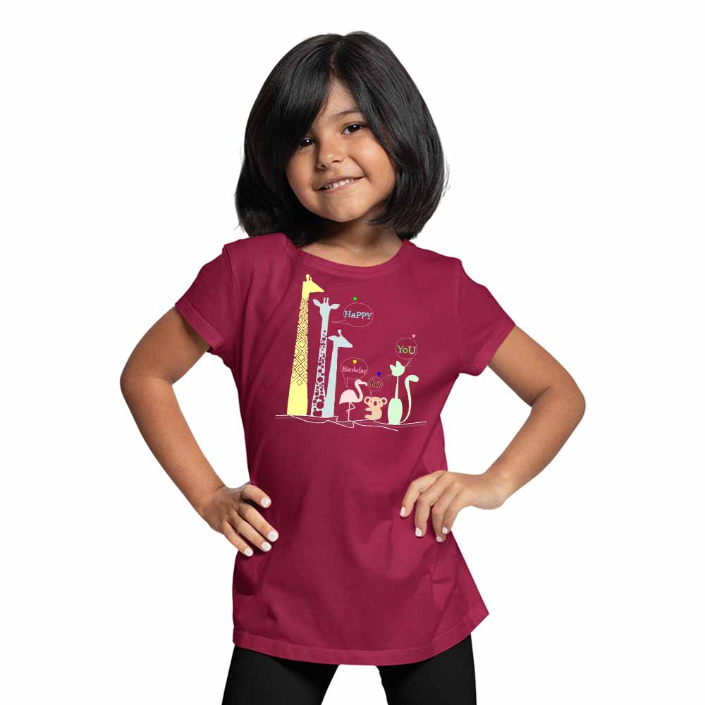 4rd Birthday Jungle Theme Kids T-shirt
