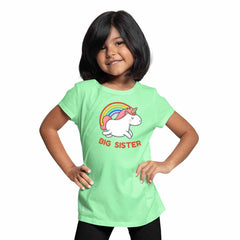 Big Sister with Unicorn T-Shirt