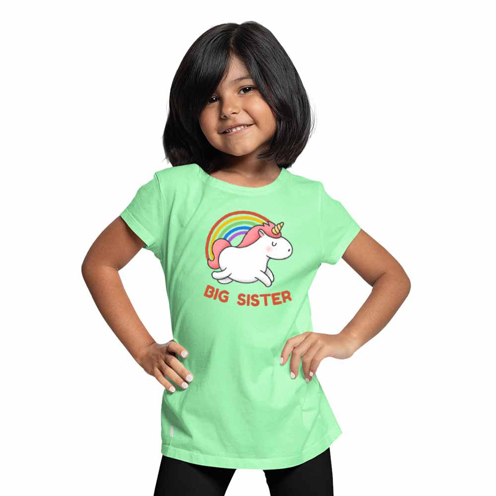 Big Sister with Unicorn T-Shirt