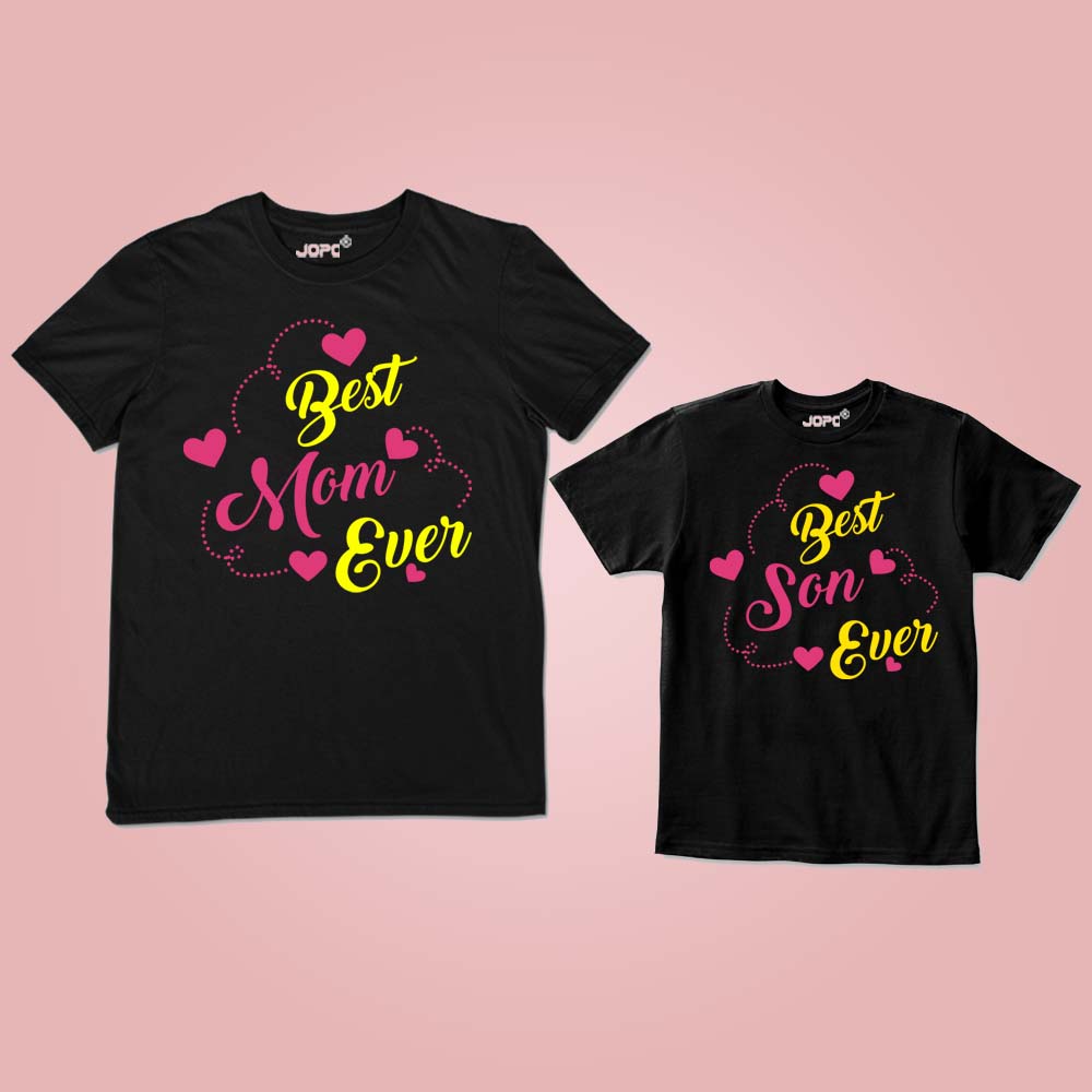 Best Mom Ever Best Son Ever Mothers Day T-Shirt Gift