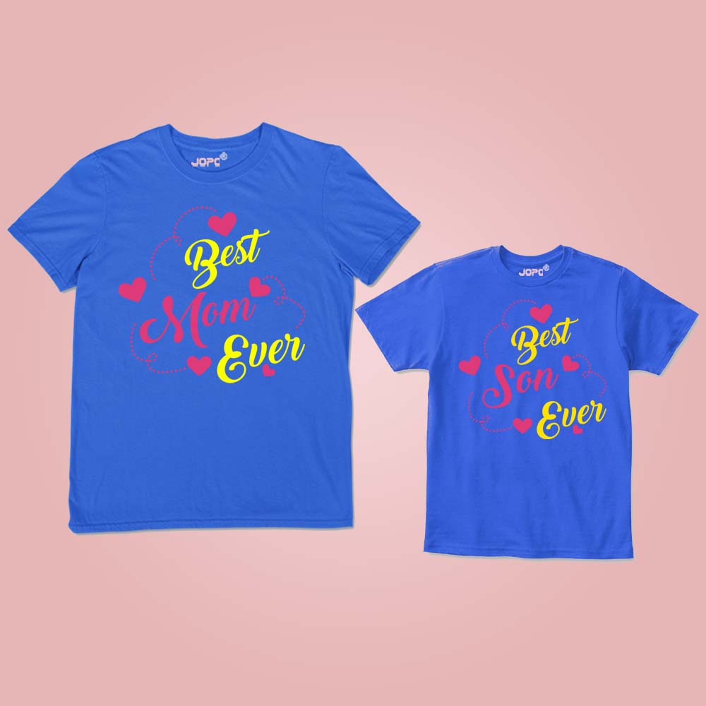 Best Mom Ever Best Son Ever Mothers Day T-Shirt Gift