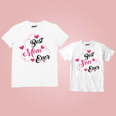 Best Mom Ever Best Son Ever Mothers Day T-Shirt Gift
