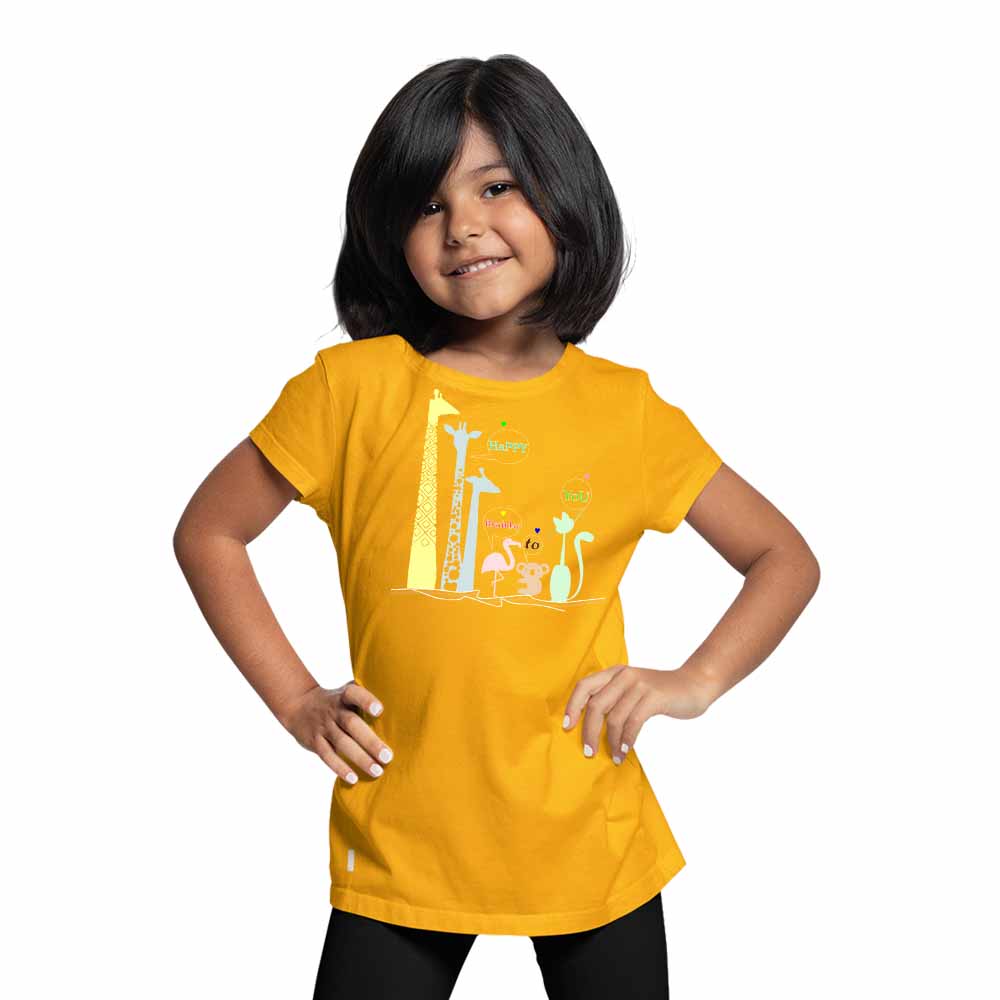 4rd Birthday Jungle Theme Kids T-shirt