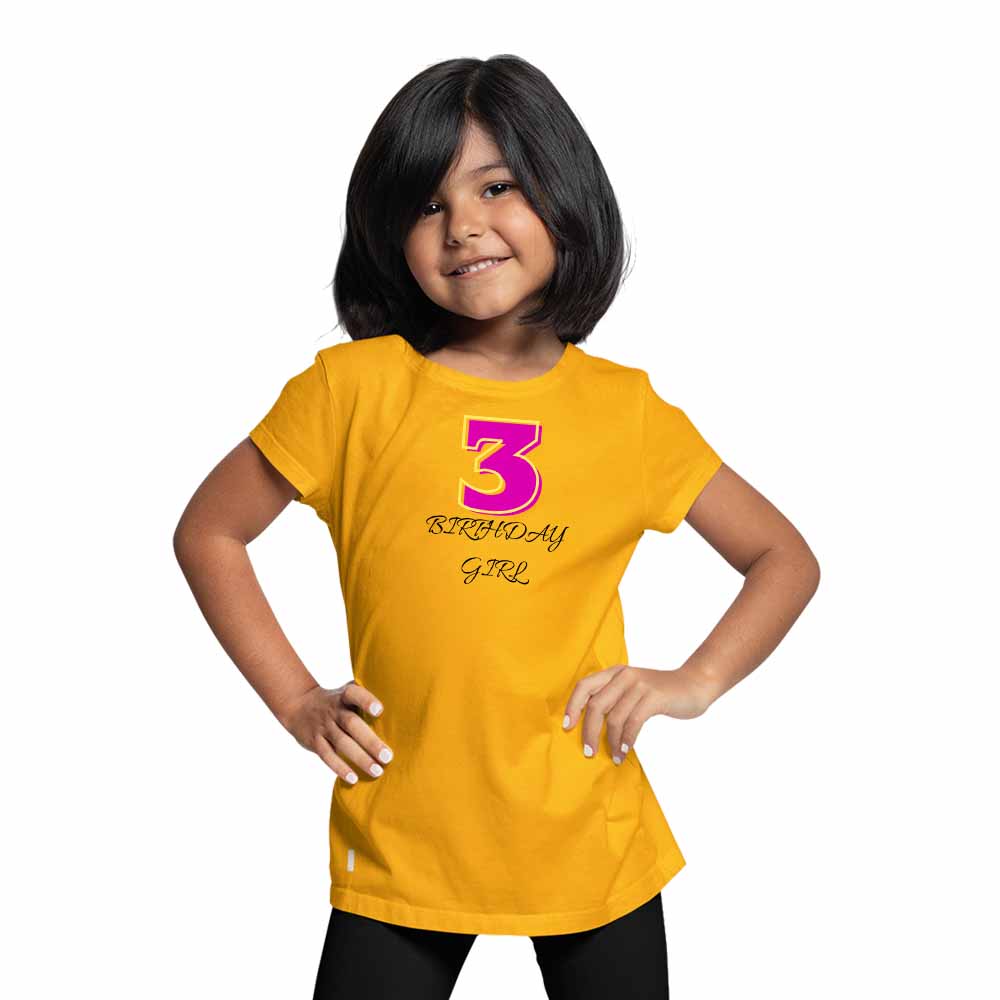 3 Birthday Theme Kids T-shirt