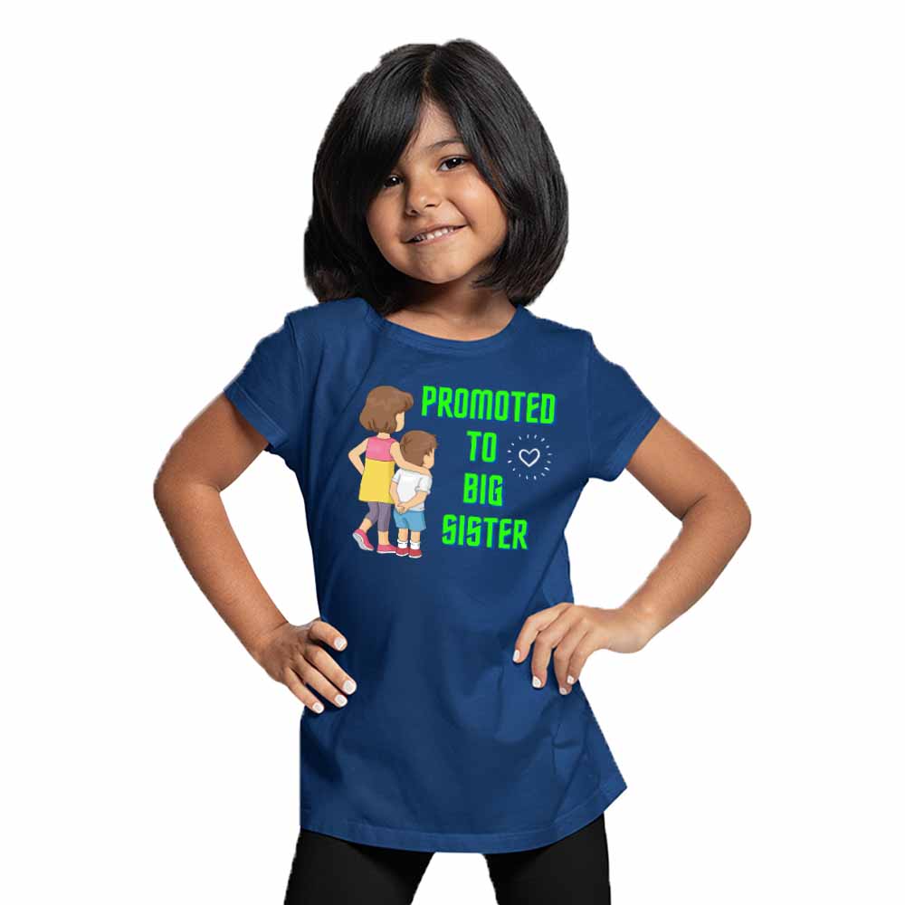 Big Sister Cartoon Design T-Shirt