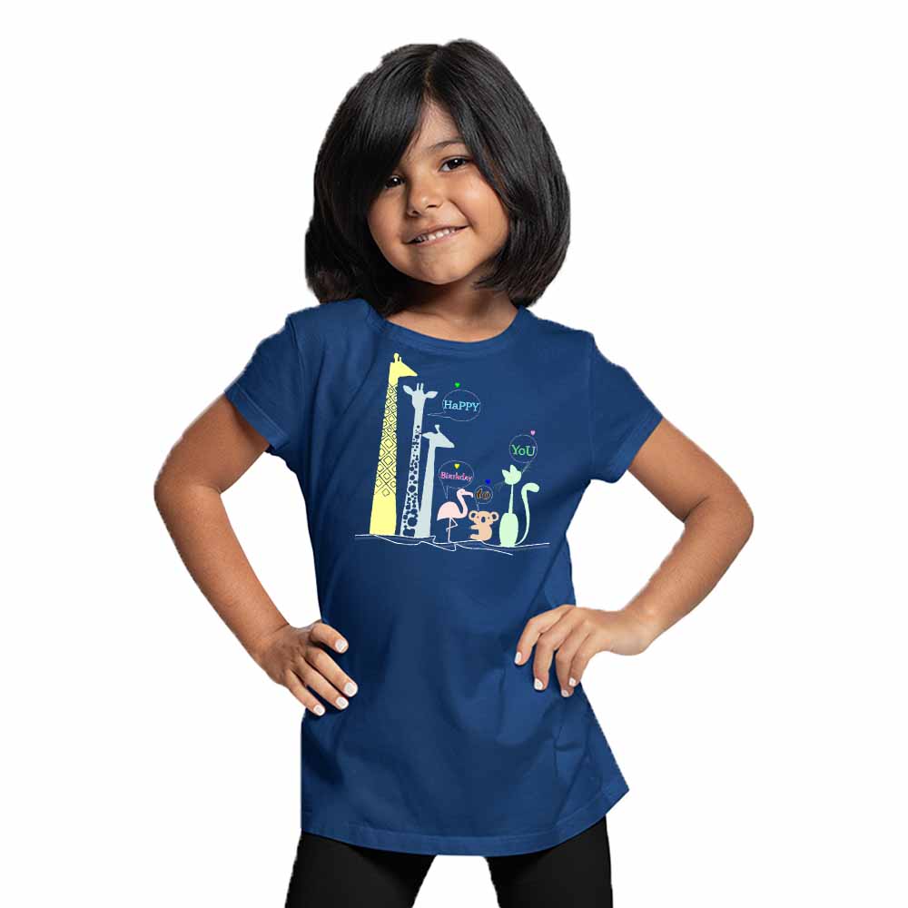 4rd Birthday Jungle Theme Kids T-shirt