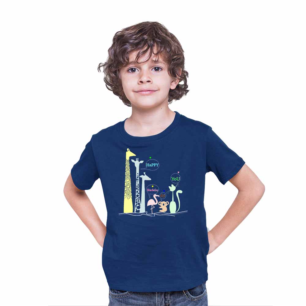4rd Birthday Jungle Theme Kids T-shirt