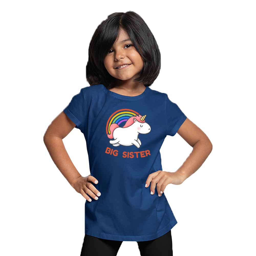 Big Sister with Unicorn T-Shirt