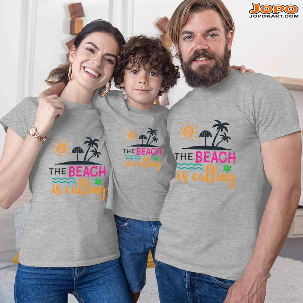 Beach is calling Matching Group Tshirts