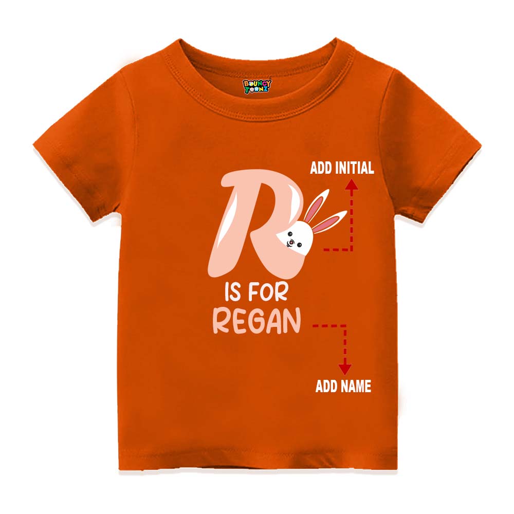 Alphabet R Customised T Shirt