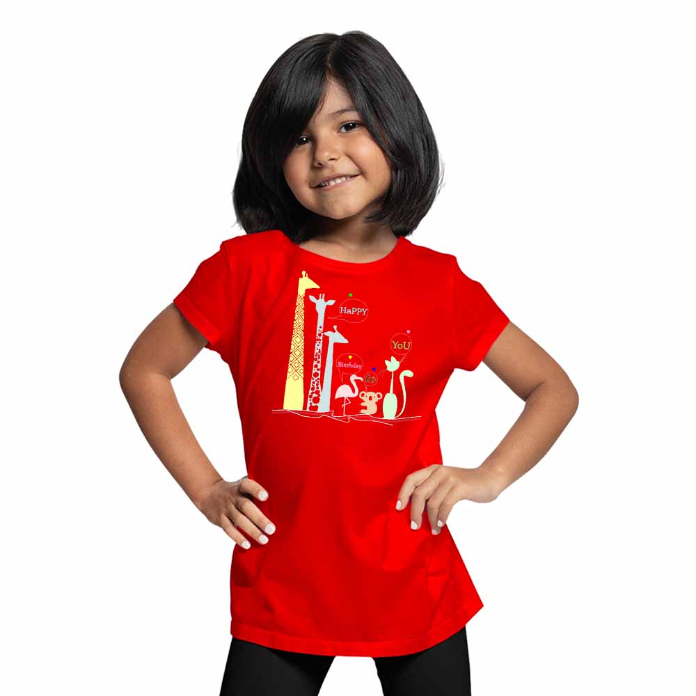4rd Birthday Jungle Theme Kids T-shirt