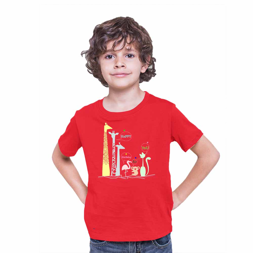 4rd Birthday Jungle Theme Kids T-shirt