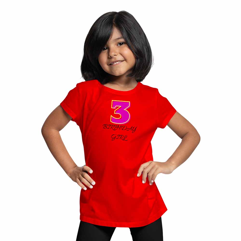 3 Birthday Theme Kids T-shirt
