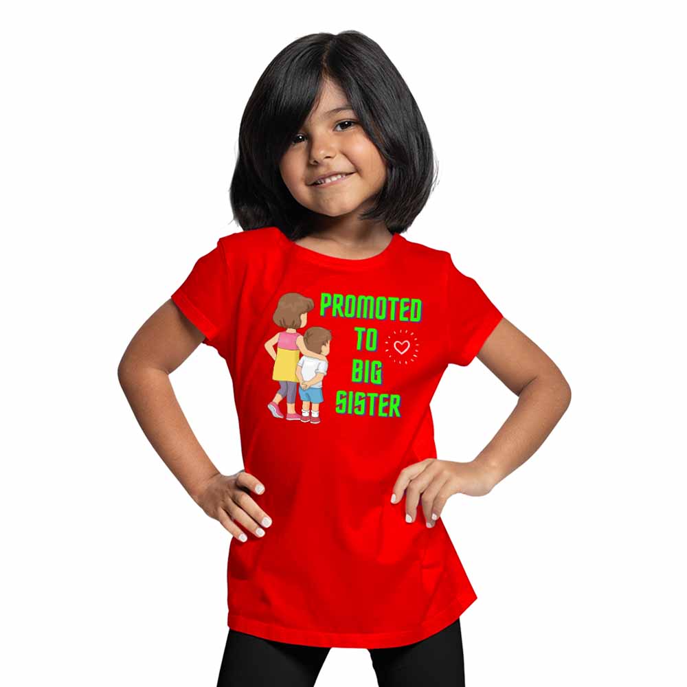 Big Sister Cartoon Design T-Shirt
