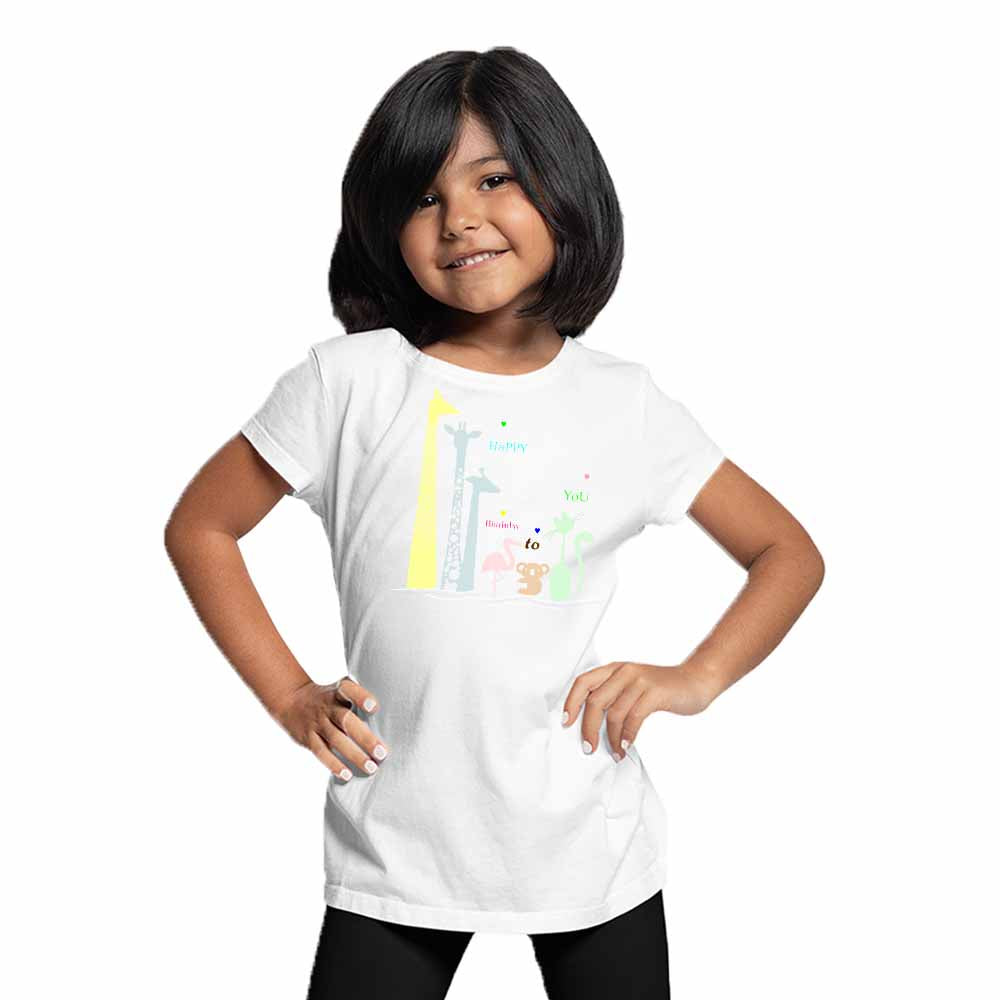 4rd Birthday Jungle Theme Kids T-shirt