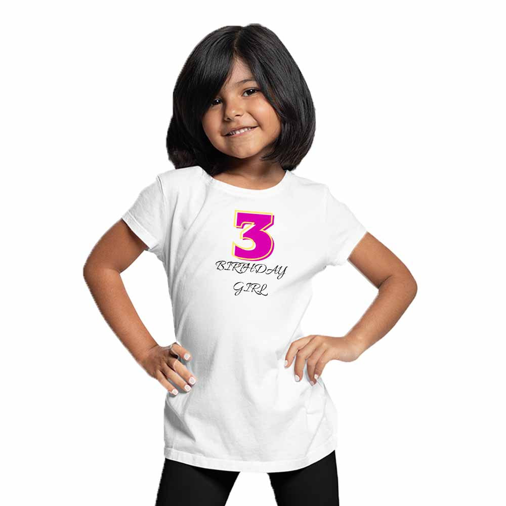 3 Birthday Theme Kids T-shirt