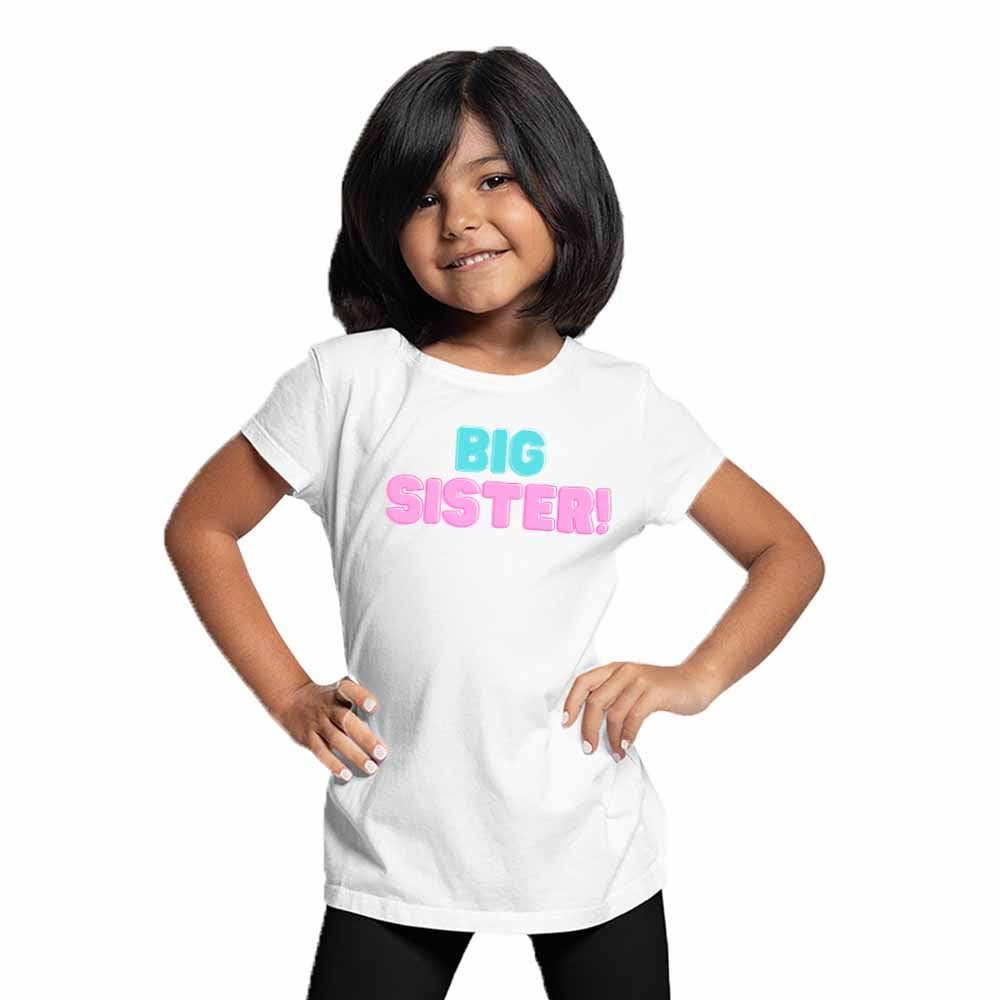 Big Sister Printed Design T-Shirt