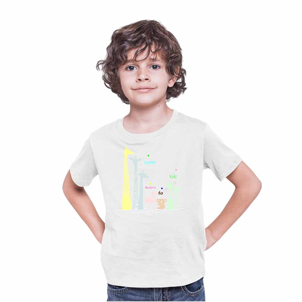 4rd Birthday Jungle Theme Kids T-shirt