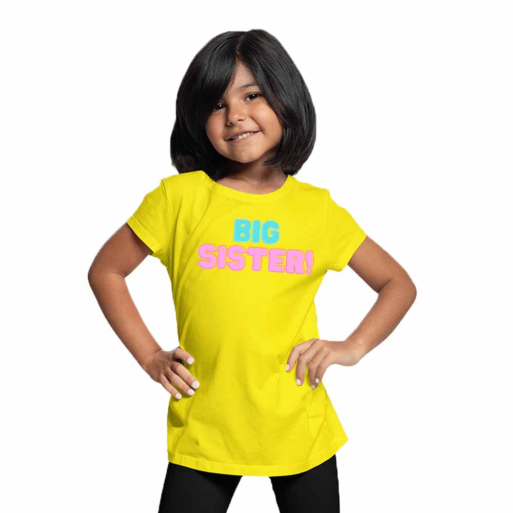 Big Sister Printed Design T-Shirt