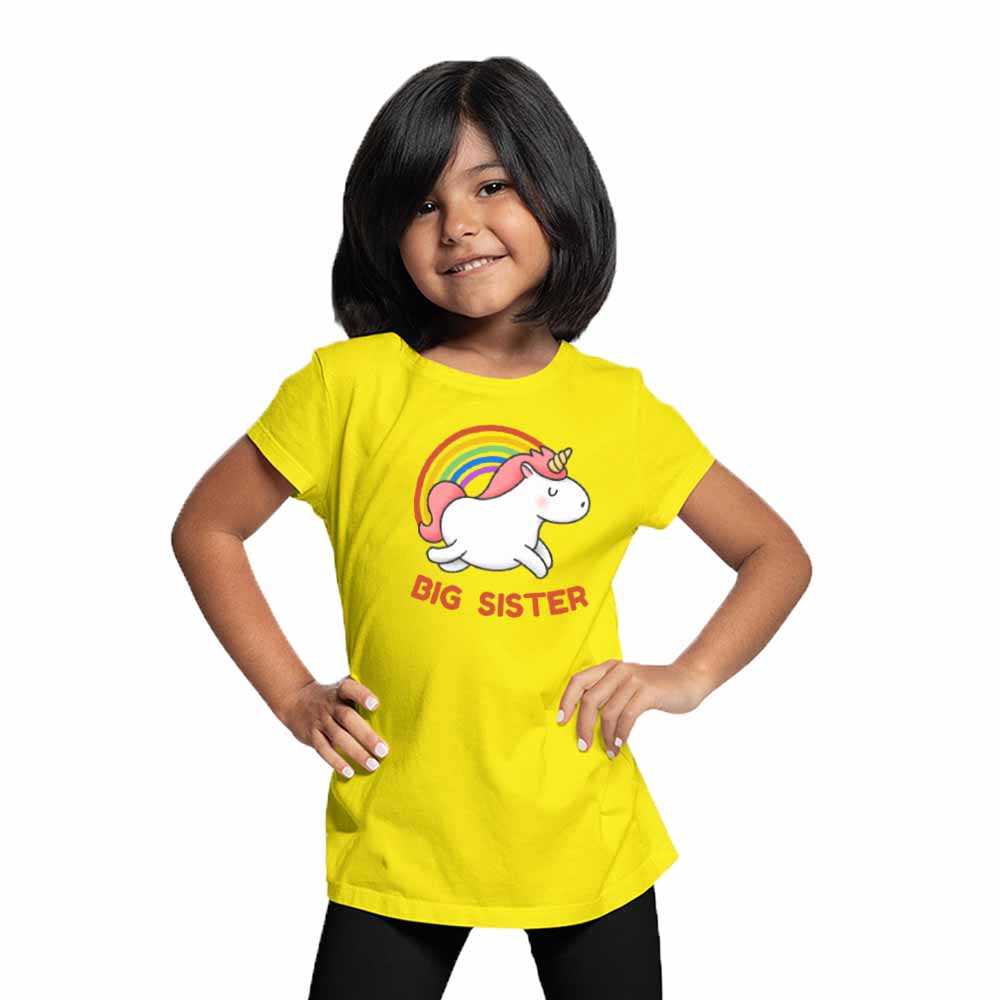 Big Sister with Unicorn T-Shirt